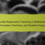 Culturally Responsive Teaching in Mathematics: Principles, Practices, and Student Impact