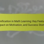 Gamification in Math Learning: Key Features, Impact on Motivation, and Success Stories