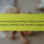 Incorporating Storytelling in Math Lessons: Techniques, Benefits, and Student Engagement