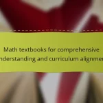Math textbooks for comprehensive understanding and curriculum alignment