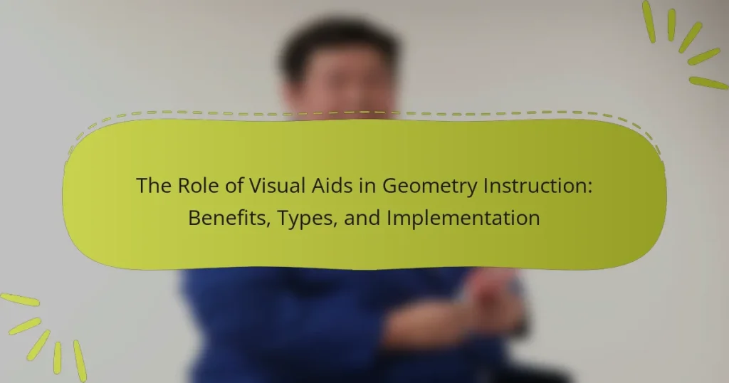 The Role of Visual Aids in Geometry Instruction: Benefits, Types, and Implementation